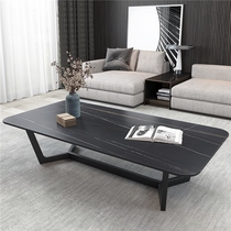 Rockboard tea table light and luxurious Nordic modern minimalist rectangular tea table living room home small family type creative tea table