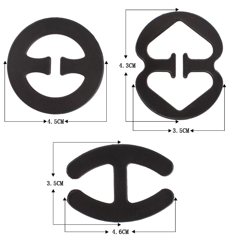 Shoulder strap buckle back strap invisible X I-shaped cross buckle bra shoulder strap anti-slip buckle underwear anti-detachment fixed beauty back