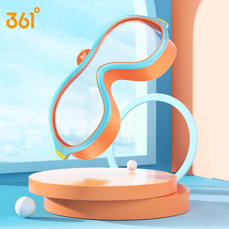 361 degree children's swimming goggles HD anti-fog anti-water ingress glasses professional diving boys and girls large frame swimming goggles goggles
