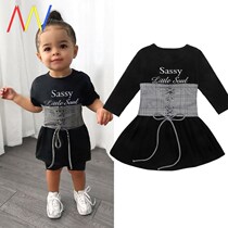 For Kids Girls Clothes Dress Baby Girl Small Sports Elegant