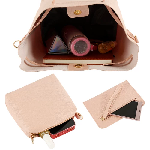 PCS Woman Bag Set Fanhion женский кошелек и сумочка