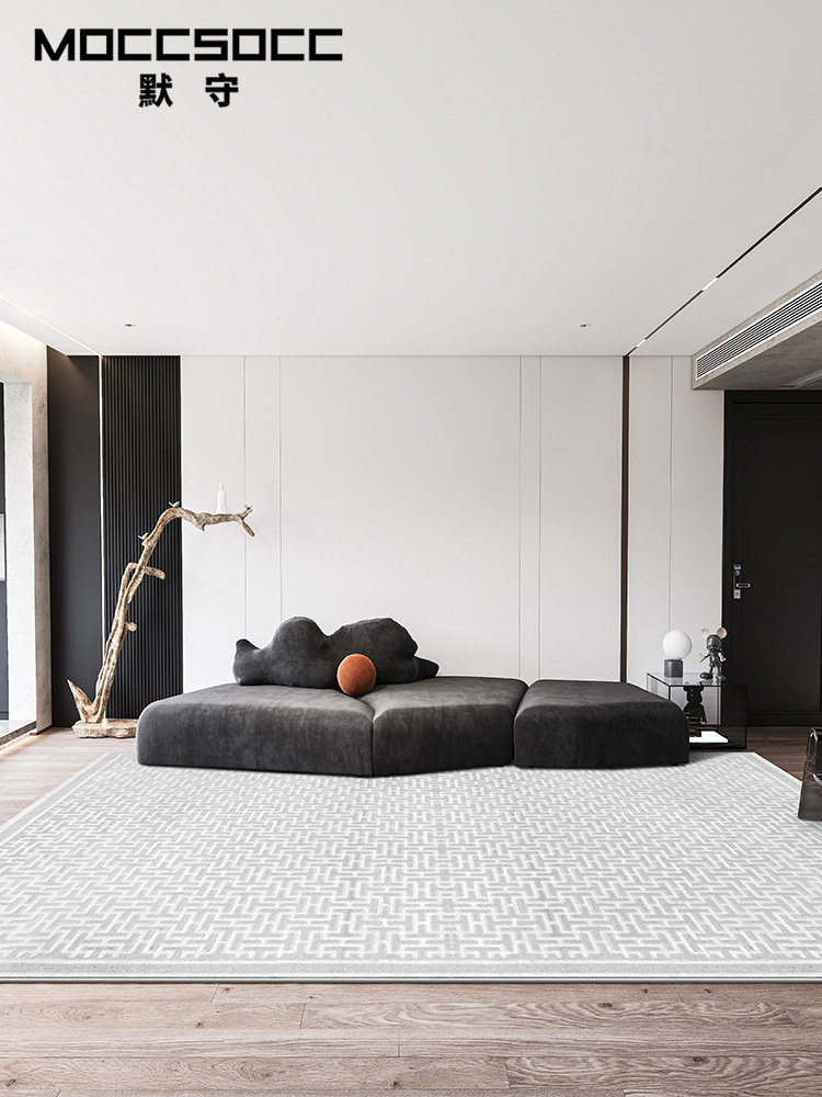 Living room carpet advanced sofa coffee table blanket home light luxury Nordic style bedside blanket large area dirt-resistant floor mat all-match