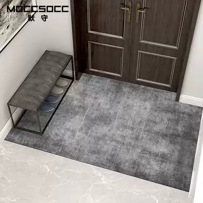 Floor mat modern simple solid color household can be cut into the home doormat non-slip large area thickened into the door mat can be customized