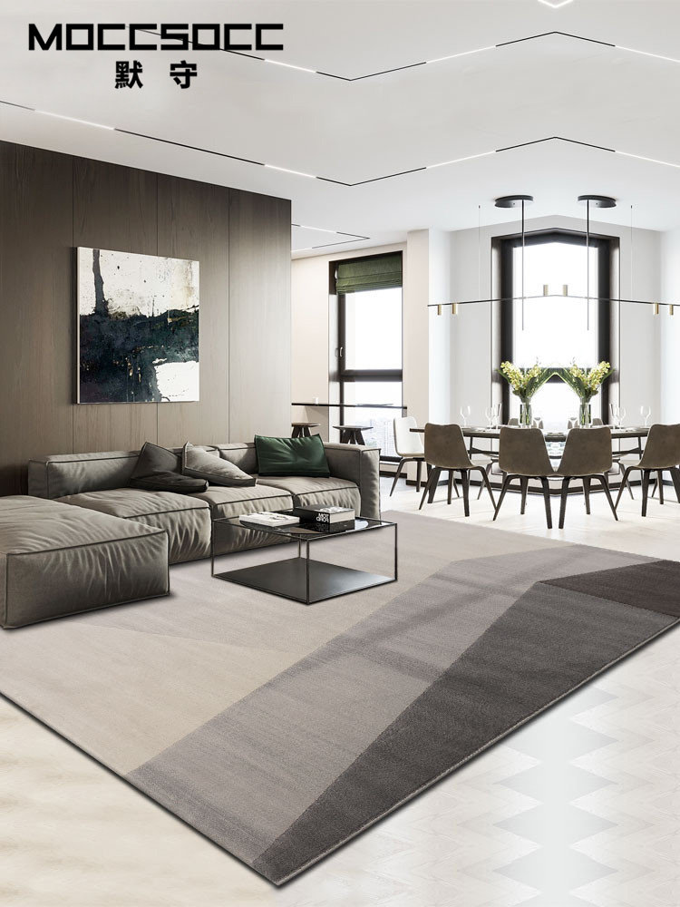 Silent European high-end carpet living room modern minimalist American coffee table blanket home Nordic style bedroom bedside blanket