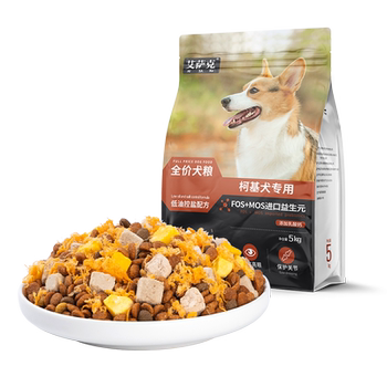 Corgi special dog food freeze-dried 10 kg puppy calcium supplement for adult dog fattening butts beautiful hair light tears 5kg ລາຄາເຕັມ