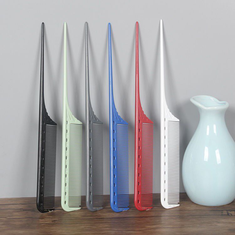 Small baby special comb pointed tail YS antistatic pick comb dense teeth pointed beauty hairdresser partition photo gallery tray