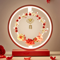 Wedding gift decoration for girlfriends wedding gift table lamp for newcomer gift advanced creative room festive bedside