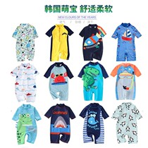  Child Han Children One-piece Swimsuit Waterproofing 2021 New Princess Superman Childrens Boy Childrens Childrens Summer Stamp
