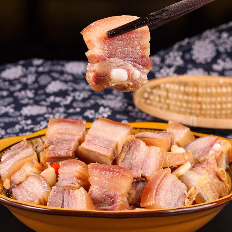 Anhui special salty farmer hand - made air dry small pork pork chop - taste pork chop