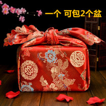 Wedding furoshiki bride’s family’s dowry red cloth bride’s dowry suit wedding basin wrapping cloth wedding supplies