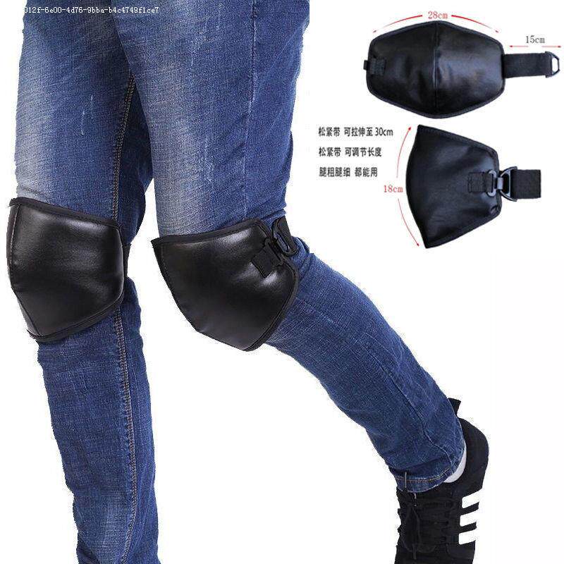Electric car knee pads keep warm and wind padded cycling winter winter winter winter male and female leg pads waterproof and windproof