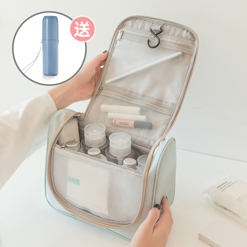 Business travel cosmetic bag Female waterproof portable large capacity wash bag Male cosmetics storage bag Cosmetic handbag