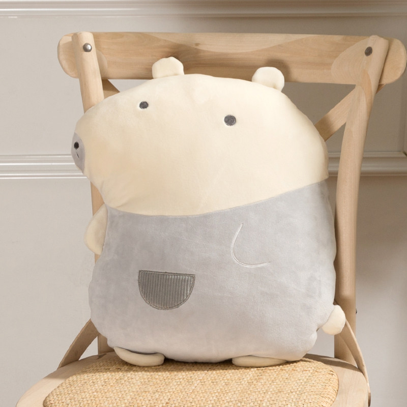 Dinosaur Hug Quilt with Dual-use Back cushions Office Nursing waist Living room sofa Nap Pillow cute on a pillow lady Sleeping 