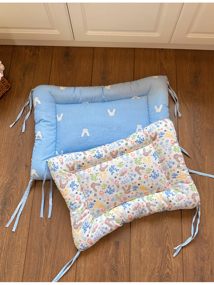 Мат 可固定纯棉狗垫子睡觉用狗窝四季通用宠物床垫狗狗睡垫狗笼猫笼垫 Yan Kee