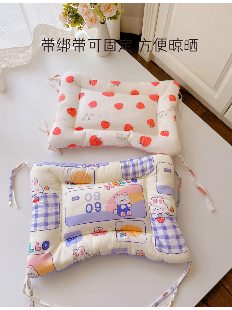 Мат 可固定纯棉狗垫子睡觉用狗窝四季通用宠物床垫狗狗睡垫狗笼猫笼垫 Yan Kee