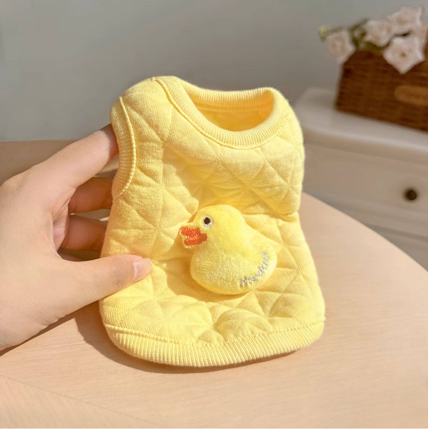 Одежда для животных 卡通可爱幼犬小体狗狗衣服 Yan Kee