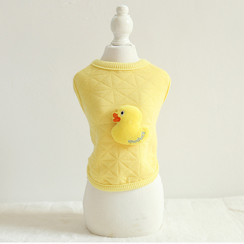 Одежда для животных 卡通可爱幼犬小体狗狗衣服 Yan Kee