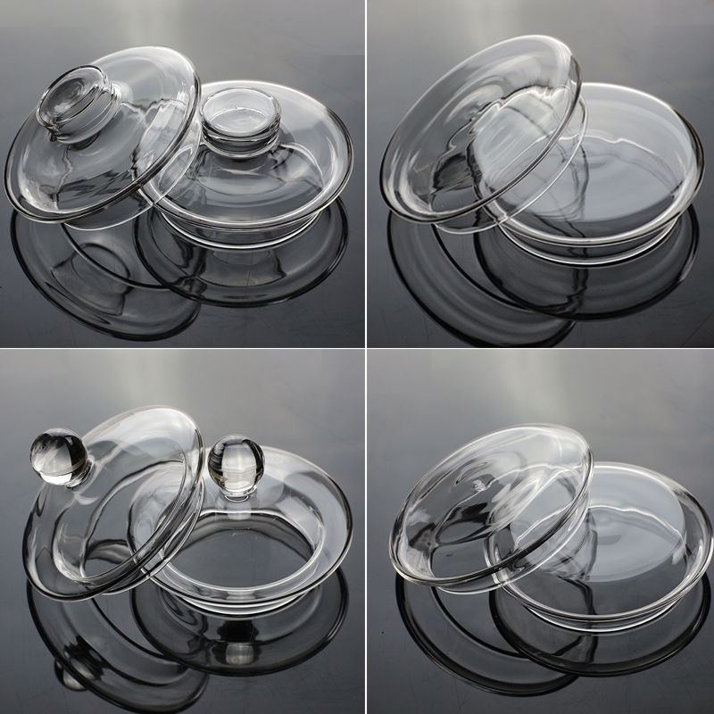 Glass pot lid tea set accessories teapot lid flower teapot lid glass pot lid cup pot lid gram cup teapot lid sold alone