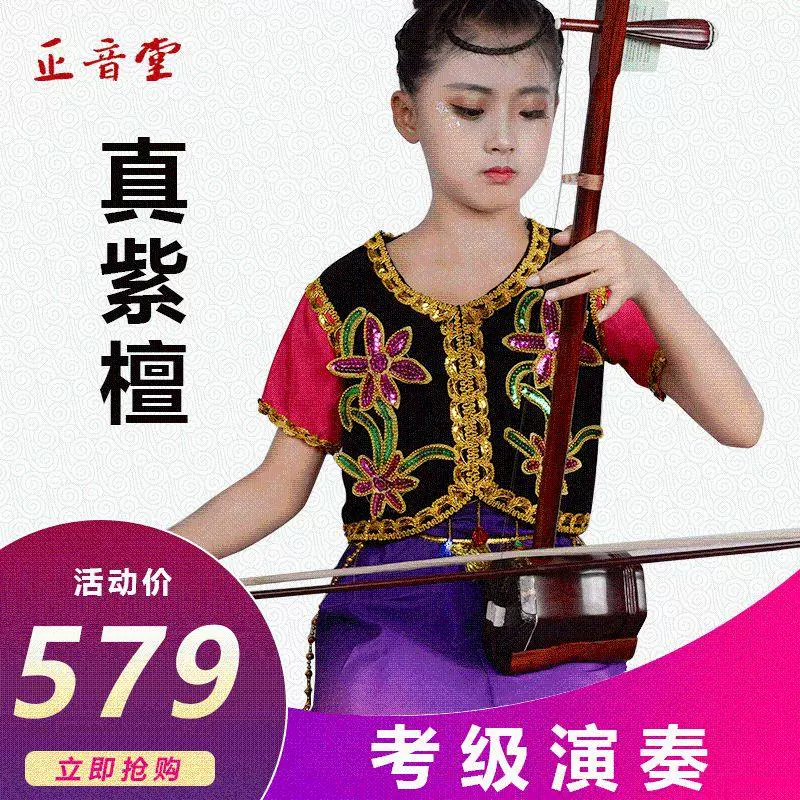 Nhạc cụ Erhu Tô Châu Mới bắt đầu Đàn hương đỏ Đàn hương đỏ Đàn hương đỏ - Nhạc cụ dân tộc