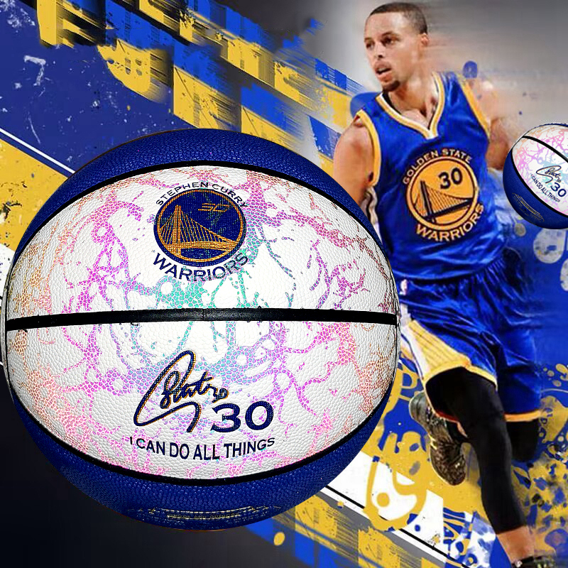 Curry Signed Basketball Size 5 for Children, Size 6 for Middle School Students, Size 7 for Adults, Non-Slip for Outdoor Cement Floors, Luminous Commemorative Edition Curry Signed Basketball Size 5 for Children, Size 6 for Middle School Students, Size 7 for Adults, Non-Slip for Outdoor Cement Floors, Luminous Commemorative Edition