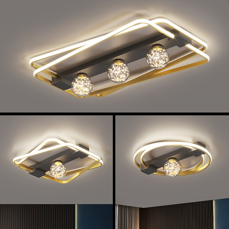 Living room lamp 2021 new Nordic lamps simple modern atmosphere restaurant lighting creative bedroom lamp ceiling lamp