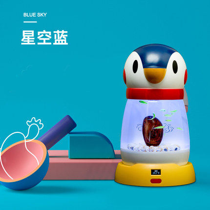Children's Festival Gift Smart Fish Tank Penguin Children Aquarium Mini mini table View Tropical Fish Bucket Fish Tank