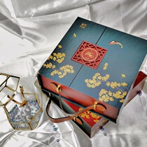 Chinese style candy box Chinese style hand gift box wedding portable gift packaging empty box company annual meeting gift box