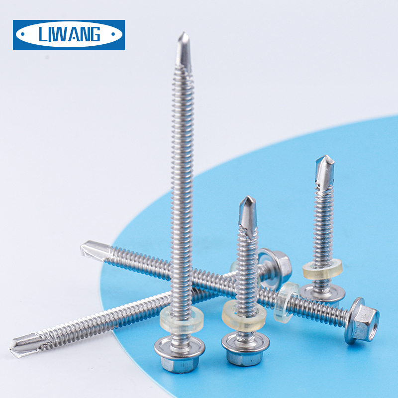410 316 stainless steel hexagonal flange drilling screw color steel plate screw self - self - drilling screw