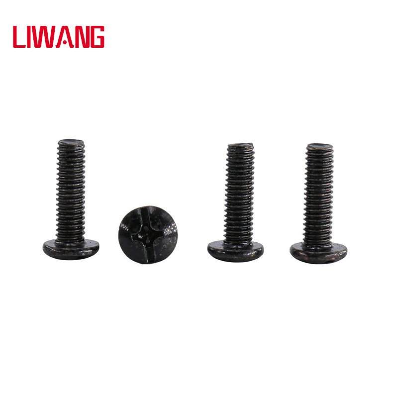 4 level black zinc M6 machine screw cross large flat head screw mushroom head umbrella-shaped screw umbrella head big head machine nail