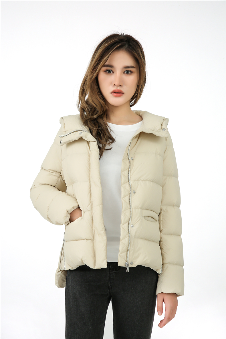 IRIS RING 2020年新款 充绒116g 女短款轻薄羽绒服 图10