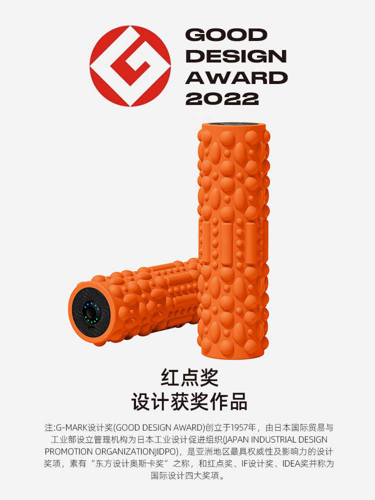 Vibrating Foam Roller, Electric Muscle Relaxation Professional Model, Roller for Back Massage, Slimming Leg Roller Massager