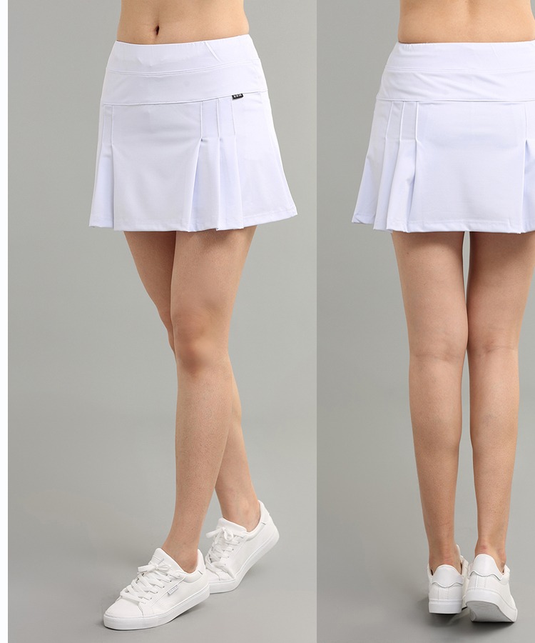 Mùa hè nhanh khô quần thể thao váy váy cầu lông nữ quần quần thoáng khí nhẹ xếp li váy chạy váy nữ quần the thao nữ form rộng