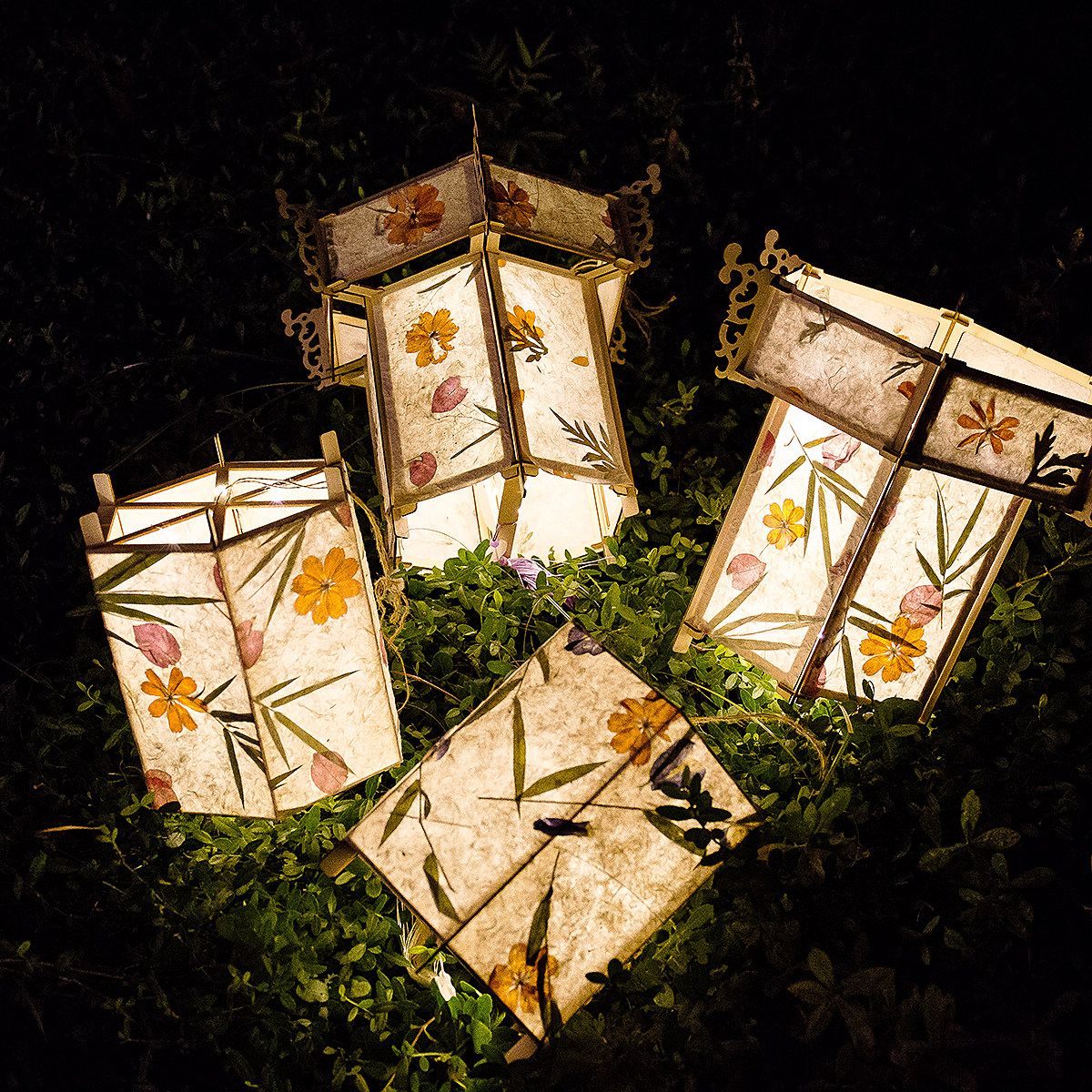 Creative New Year lantern diy handmade materials Spring Festival Lantern Festival Children's hand lanterns Palace lamp decoration