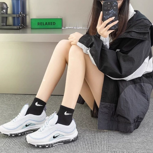 Хлопковые баскетбольные спортивные носки подходит для мужчин и женщин для спортзала, средней длины, для бега