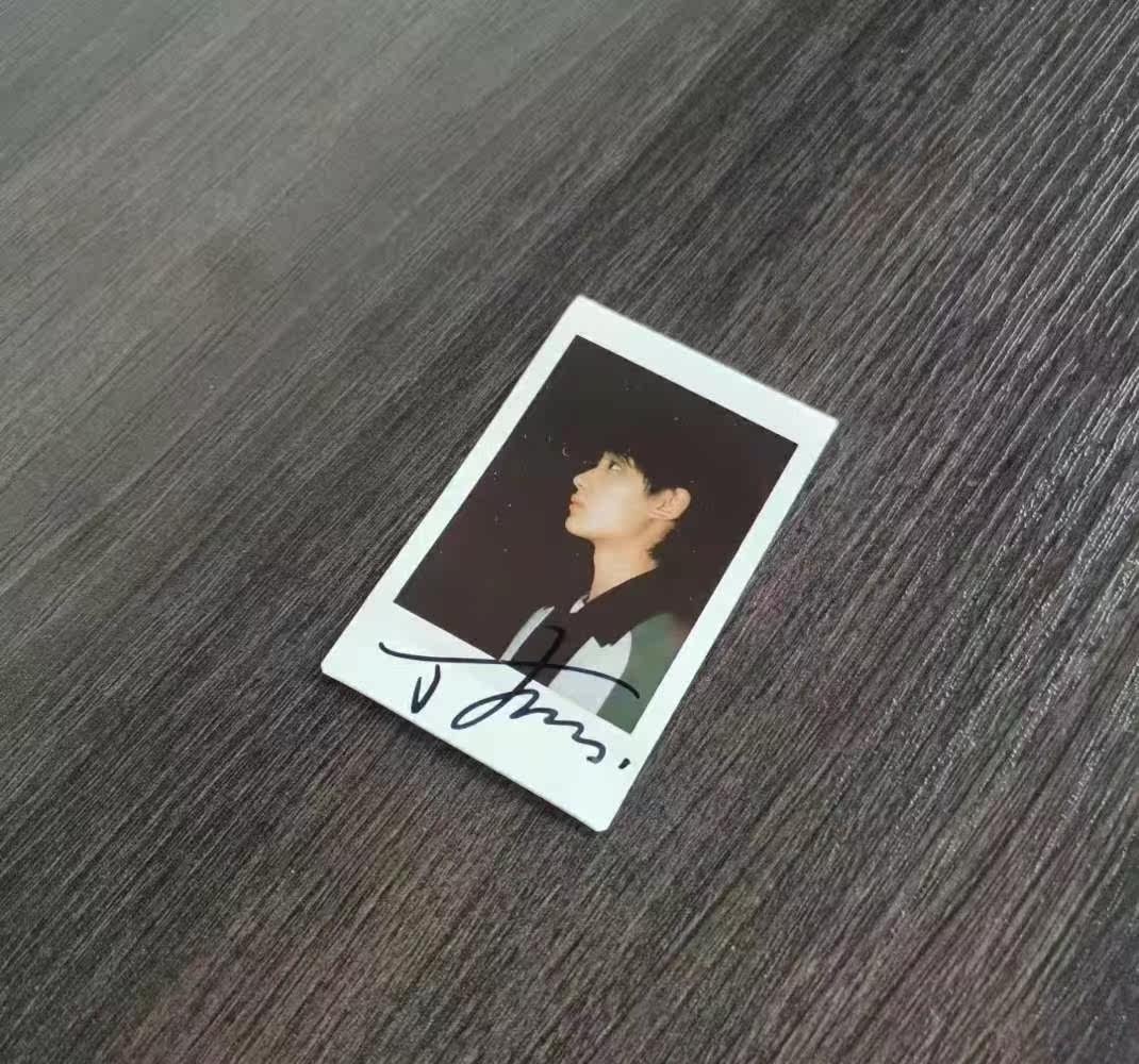Times Junior Troupe Ding Chengxin Autographed Polaroid Event Live Fan Guarantee Fans Should Help Around