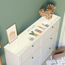 Shoe cabinet mat table top waterproof anti-oil wash table cloth cover towels cover cloth pvc TV cabinet strip soft glass table cushion