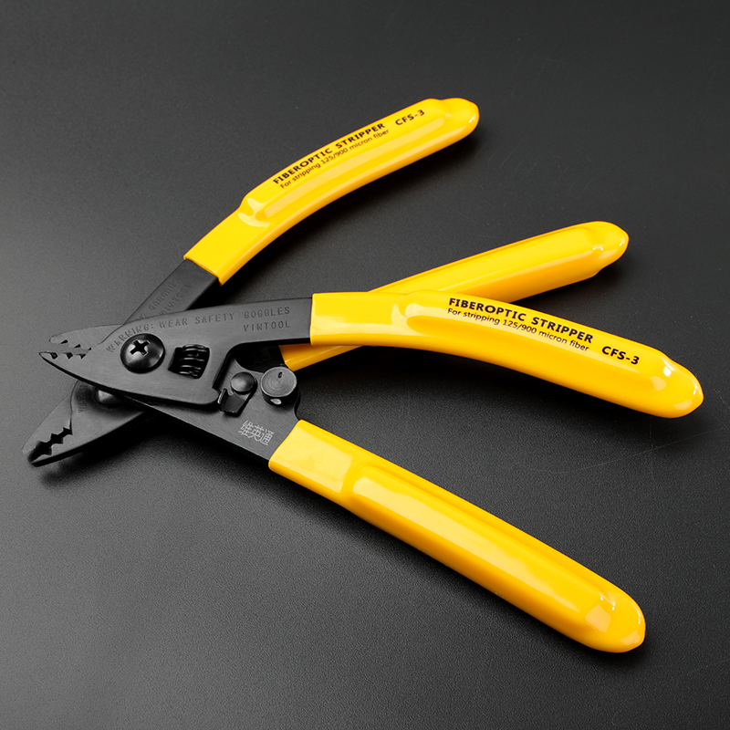 Miller clamp three - point clamp CFS - 3 dual - mouth miller clamp fiber peeling clamp clamp clamp fiber clamp clamp wiring toolkit dedicated open stripper for the filler clamp