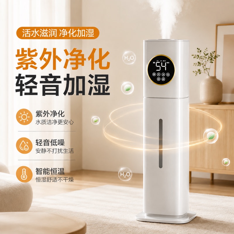 Nasal Dryness Humidifier, Special for Rhinitis, with Active Water for Moisturizing and Purifying, Intelligent Constant Temperature, for Home Bedroom, Large Capacity, Silent