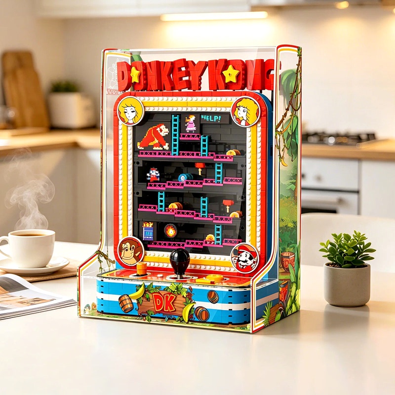 Suitable for 72051 Donkey Kong Arcade Game Display Box Suitable for 72051 Donkey Kong Arcade Game Display Box