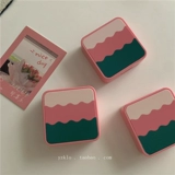 Розовые небольшие дизайнерские невидимые маленькие милые очки, коробка, тренд сезона