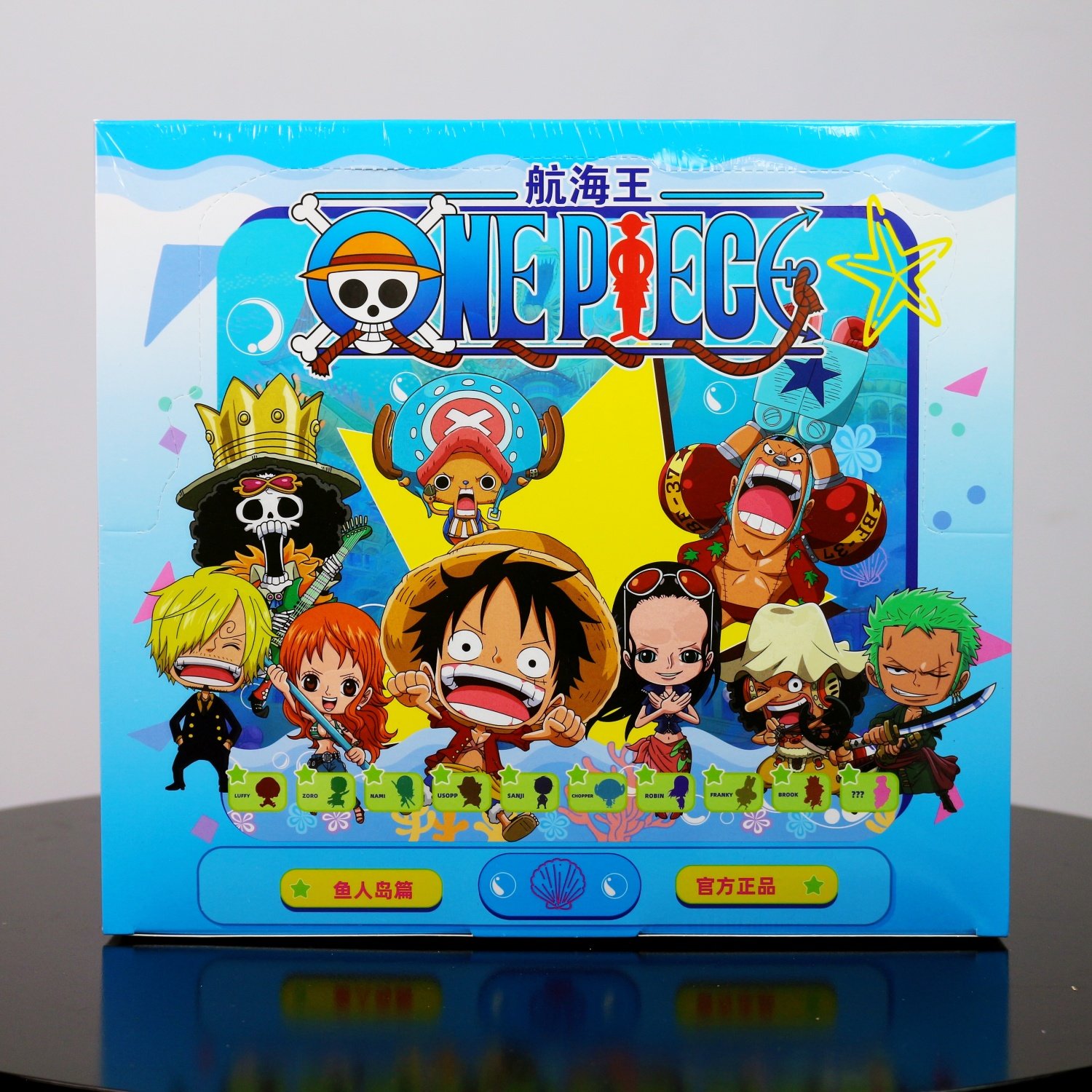 Official One Piece Blind Box Anime Car Air Freshener Anime Merchandise Display Figure Fish-Man Island