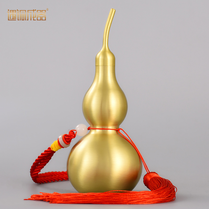 Copper hyacinth pendulum piece pure copper opening hyacinth hanging decoration living-room home swing decoration office furnishing gifts