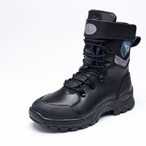 Spot 19 forest fire combat boots cowhide anti-smash and puncture-proof mountain rescue rescue protective fire boots