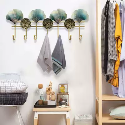 European style rear door coat hook wall hanging wall porch shelf personality entrance door creative decoration adhesive hook