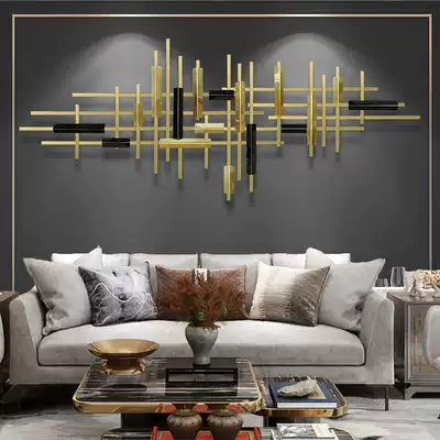 Nordic light luxury wall-mounted wrought living room wall decoration background wall creative metal decoration dining room bedroom art pendant