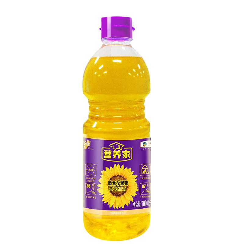 福临门700ml营养家黄金小黑葵葵花仁油