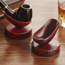 Moore pipe rack single pipe rack solid wood smoking accessories pipe base single pipe rack