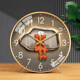 Table clock, home living room, fashionable clock, desktop ornament, European style silent desktop pendulum clock, simple sitting clock, quartz table clock