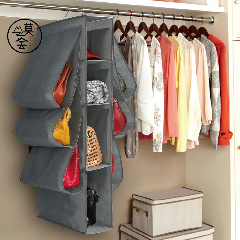 Wardrobe finishing artifact package suspended package containing easy bag bag multi-layer cloth bag bag