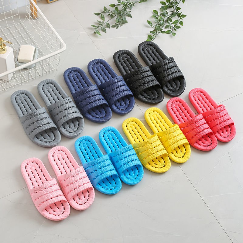 Slippers female home lovers Indoor anti-slip light soft minimalist cool Shoe men's bathroom thick bottom slippers men and women